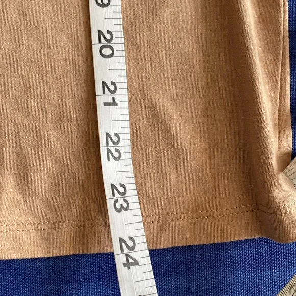 Seven for All Mankind tan puffy sleeve shirt - Picture 9 of 10